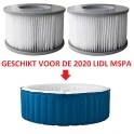 Alapure Spa Wasserfilter ohne Filterhalter geeignet für MSpa / SC802 / 40104 (2 Stück)